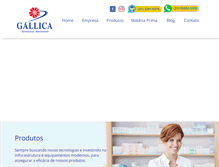 Tablet Screenshot of gallica.com.br